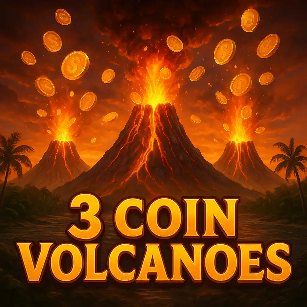 3 Coin Volcanoes slot game at JossCasino